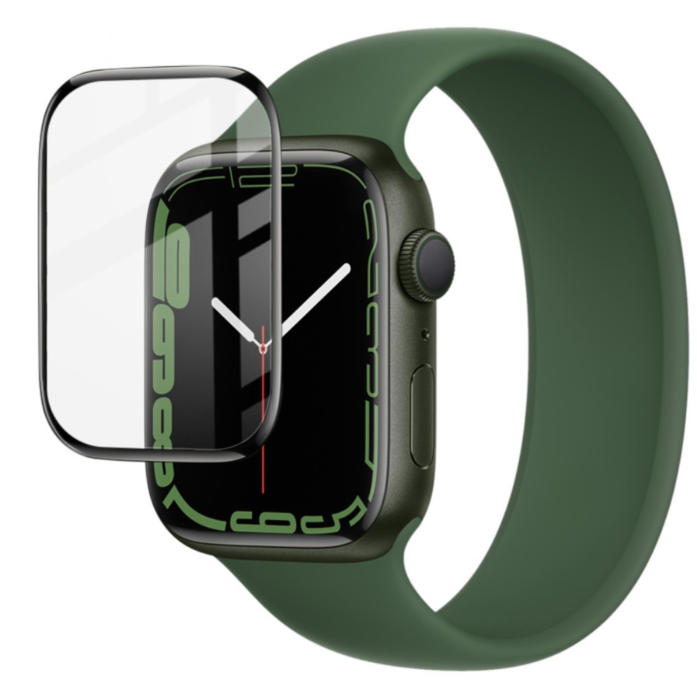 Proteggi schermo plexiglas Apple Watch 45mm Series 8 Trasparente/Nero
