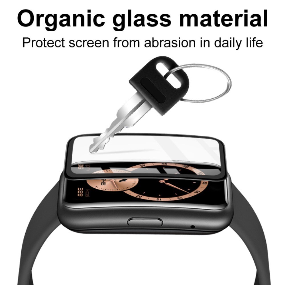 Proteggi schermo plexiglas Apple Watch 45mm Series 8 Trasparente/Nero