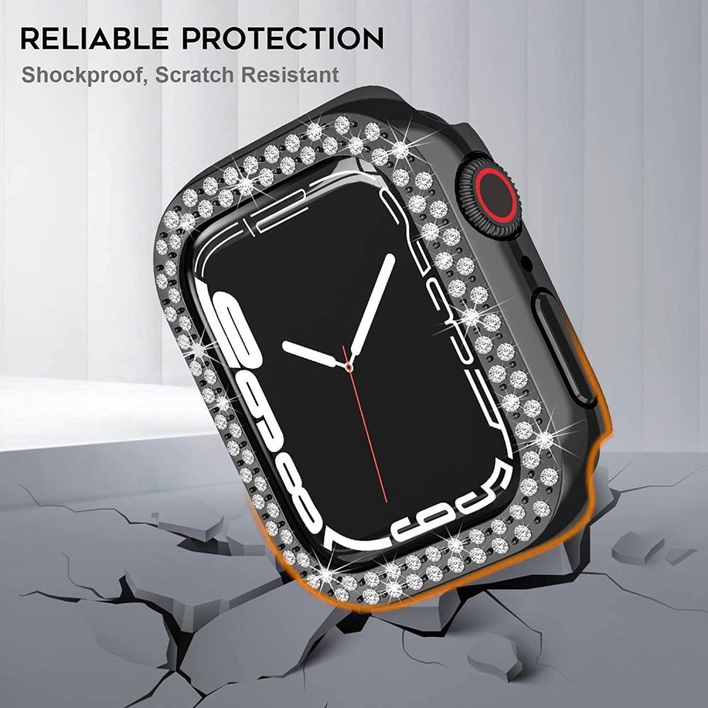 Cover Rhinestone Apple Watch 40mm nero