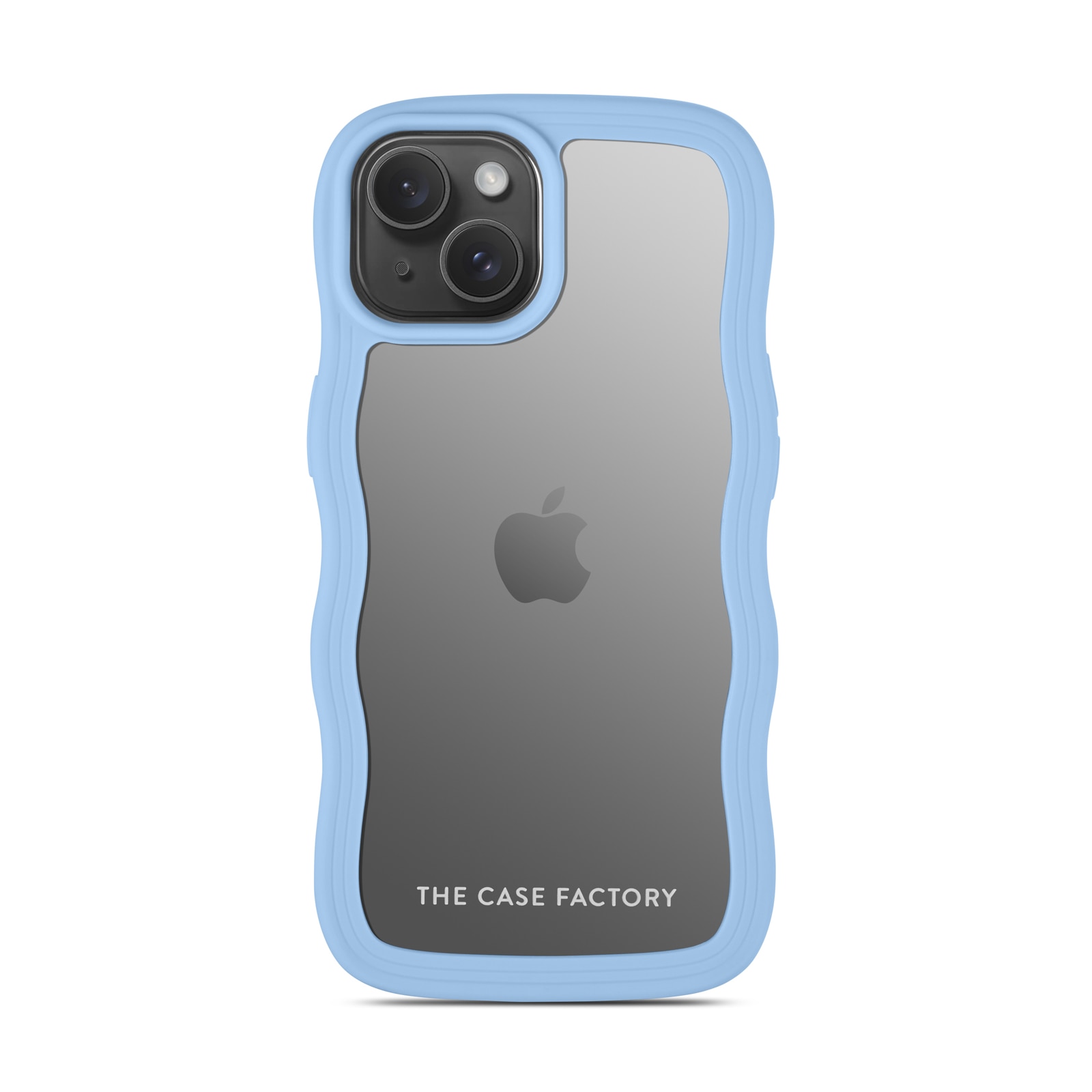 The Wave Case iPhone 15 Blu