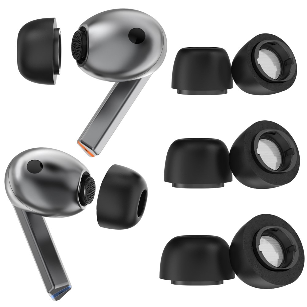 Memory Foam Ear Tips (3-pack) Samsung Galaxy Buds 3 Pro nero
