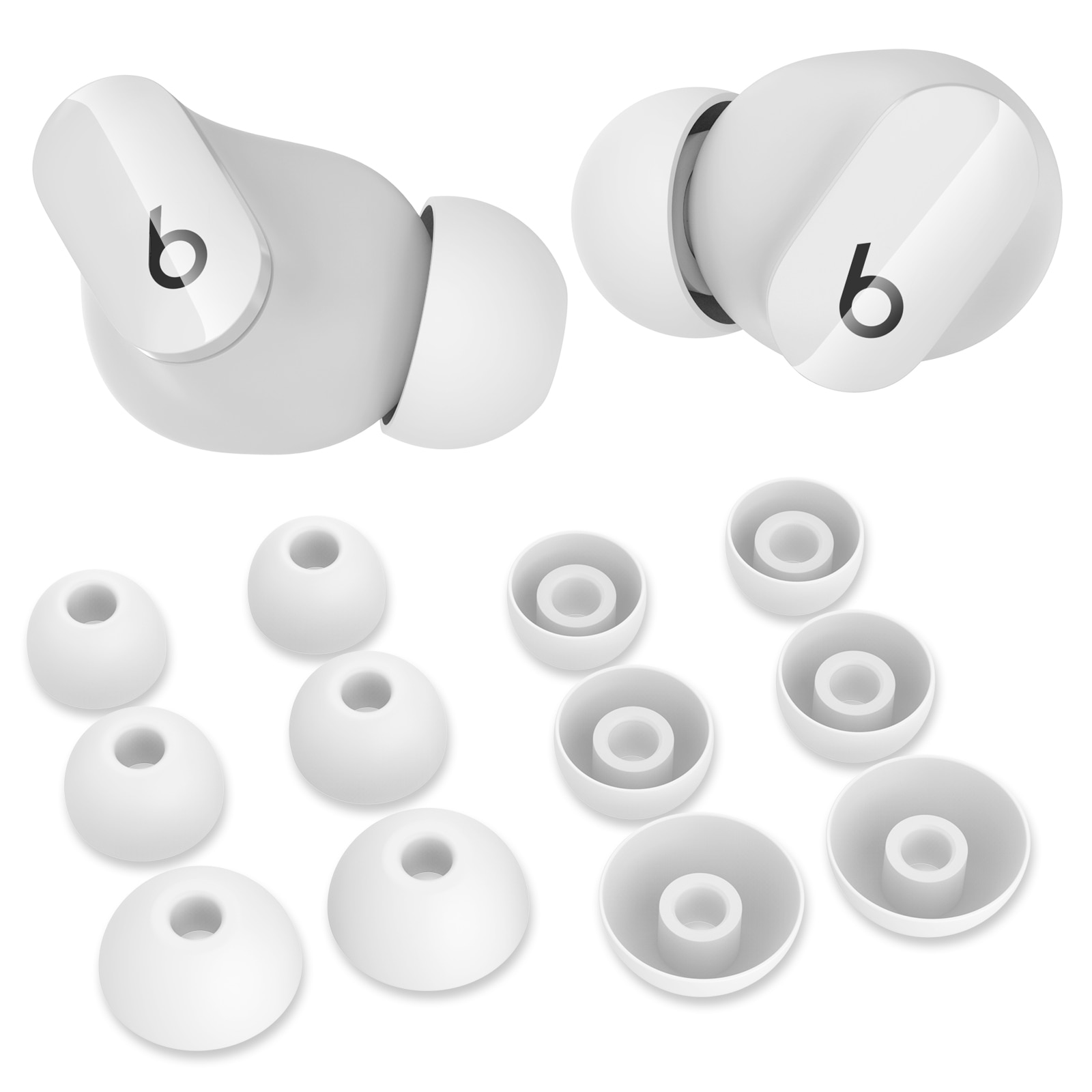 Ear Tips (3-pack) Beats Studio Buds Bianco