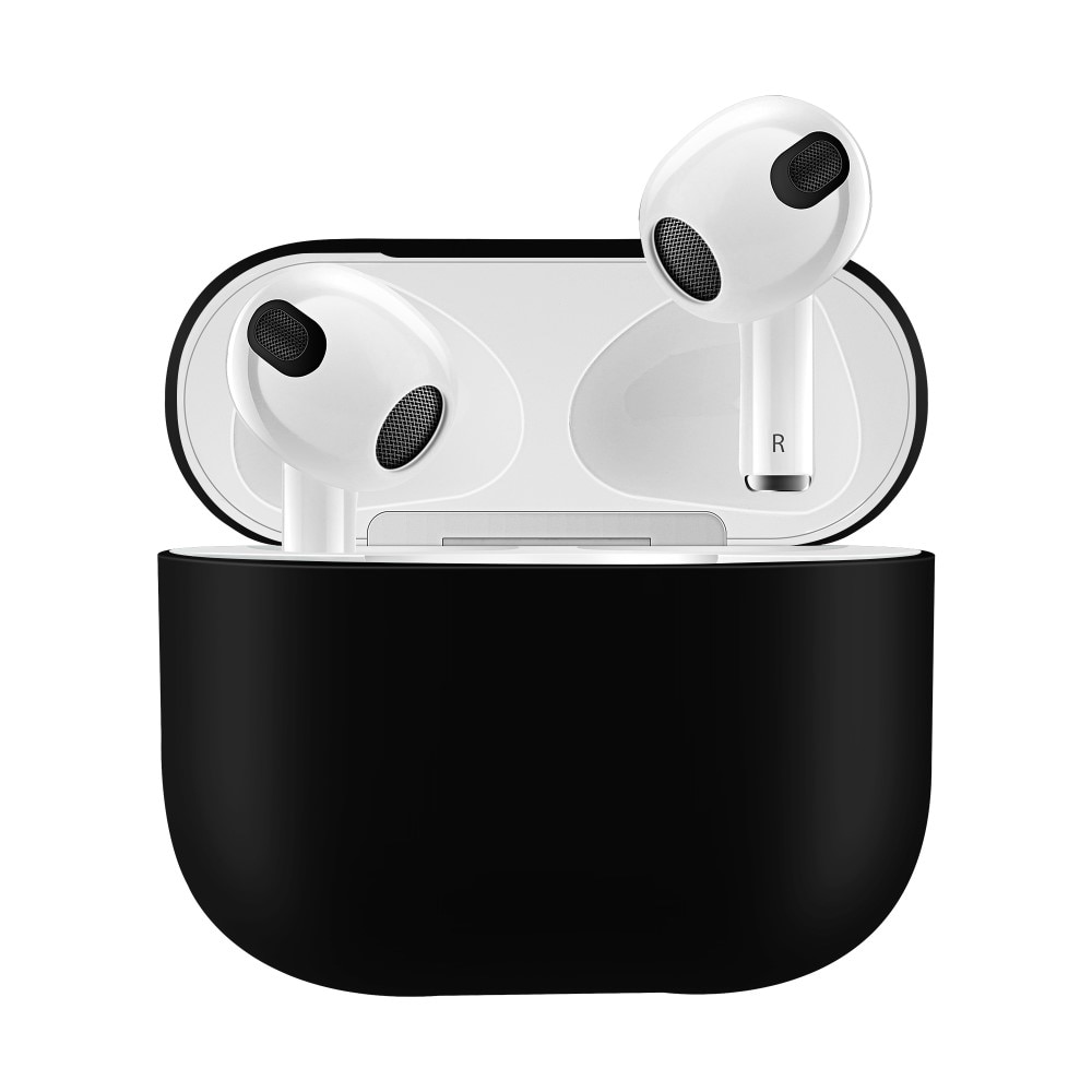 Cover in silicone AirPods 3 Nero