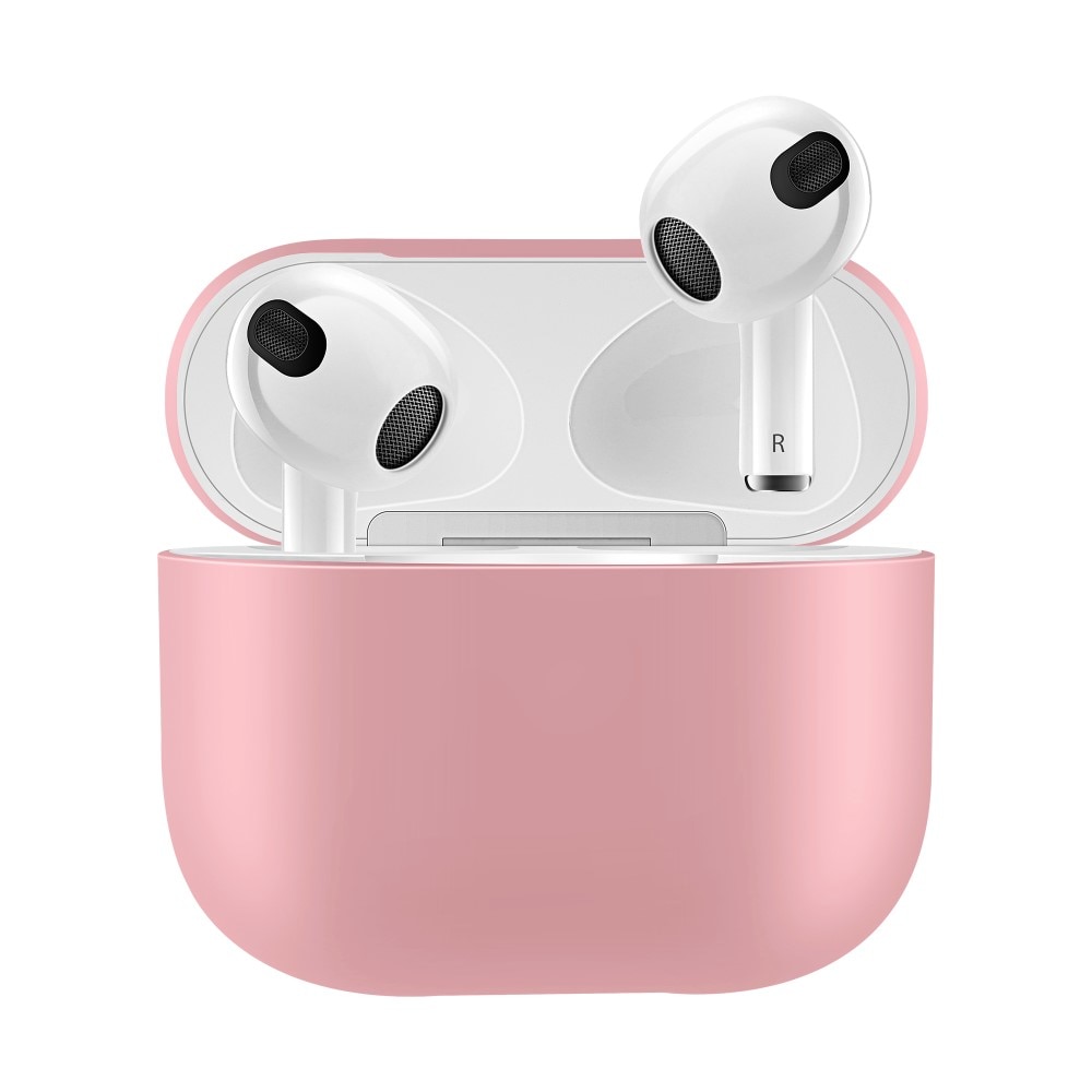 Cover in silicone AirPods 3 Rosa