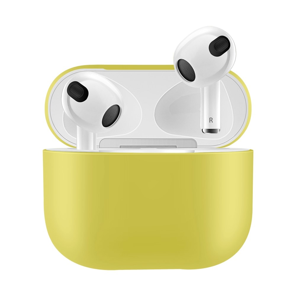 Cover in silicone AirPods 3 Giallo