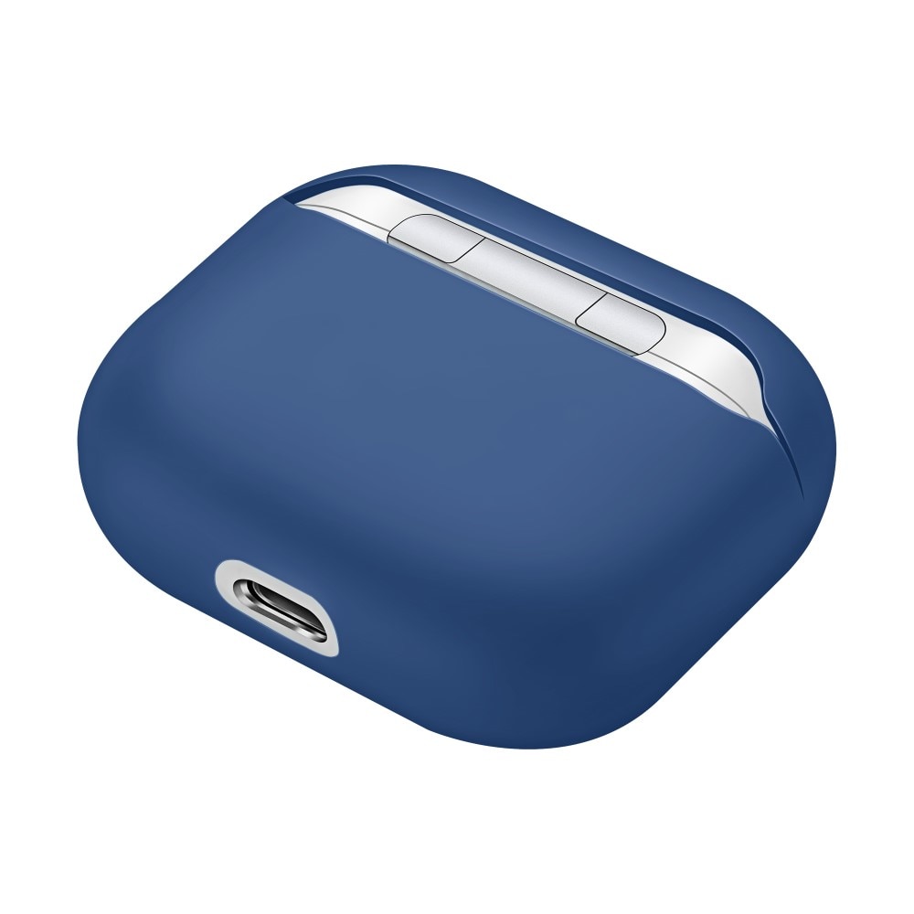 Cover in silicone AirPods 3 Blu