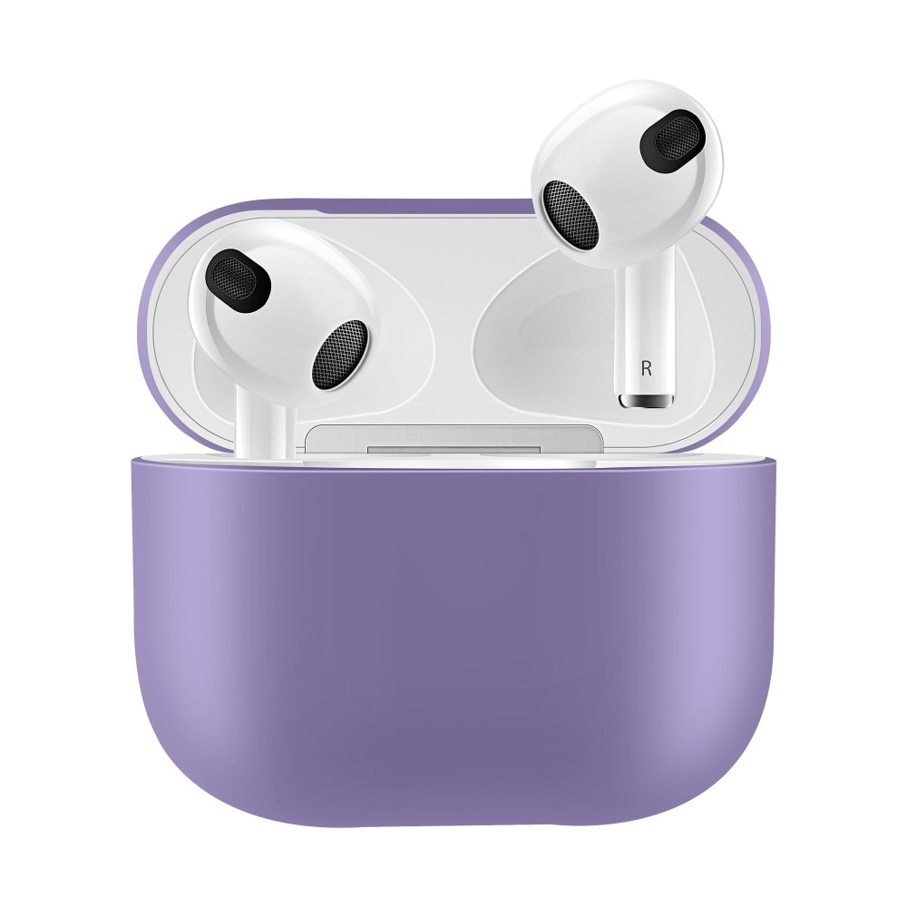 Cover in silicone AirPods 3 Viola