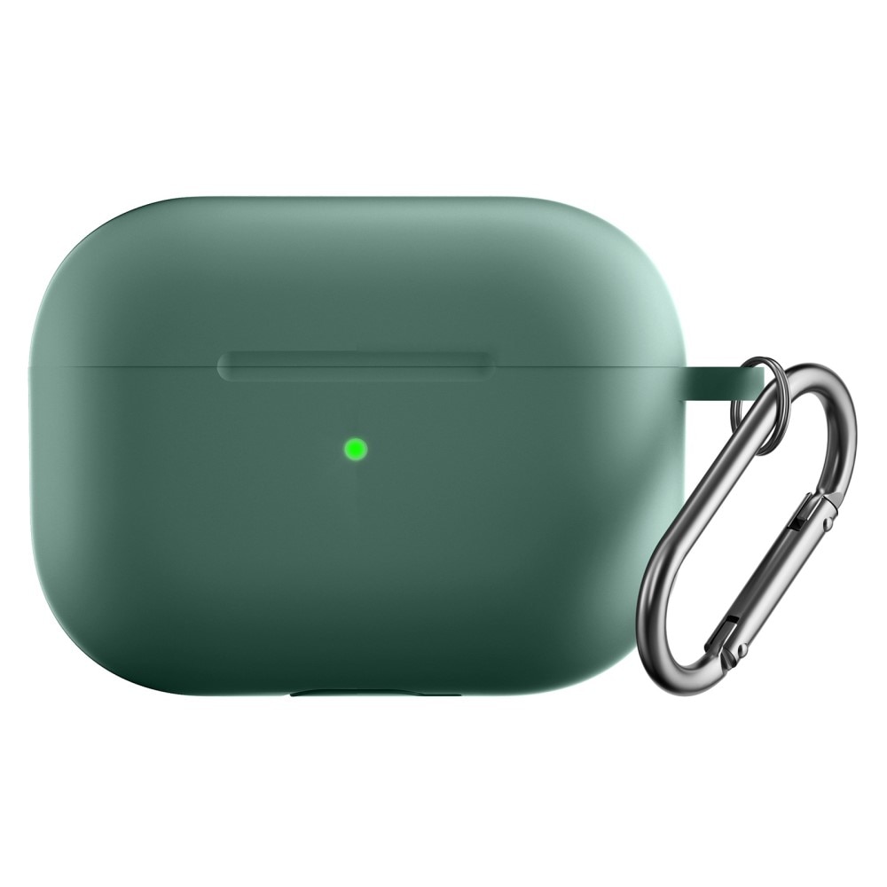 Cover in silicone con moschettone AirPods Pro 2 Verde