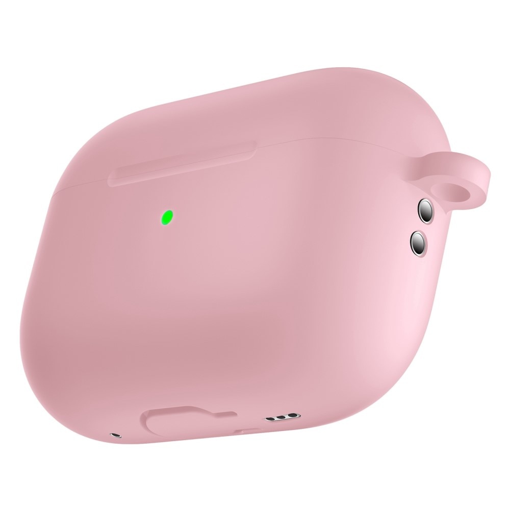 Cover in silicone con moschettone AirPods Pro 2 Rosa