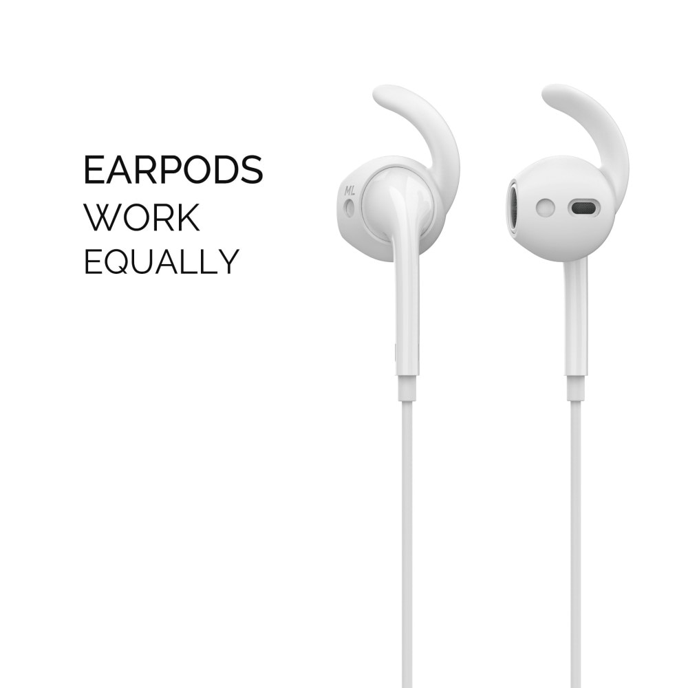Sport Earhooks Apple AirPods bianco (Medium)