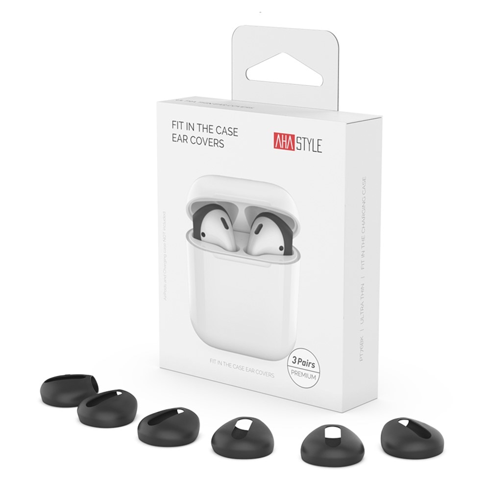 Earpads Silicone AirPods (3 pezzi) nero