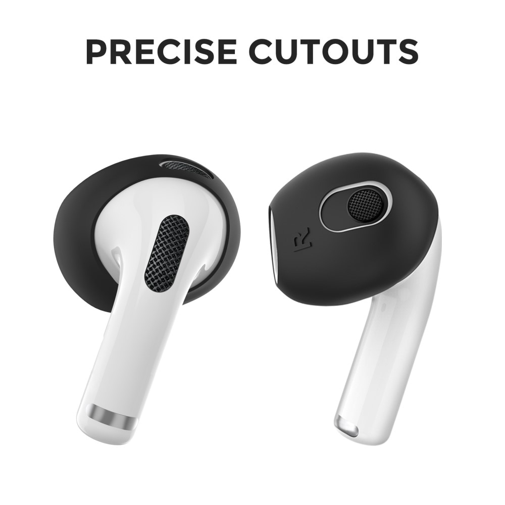 Earpads Silicone AirPods 3 (3 pezzi) nero