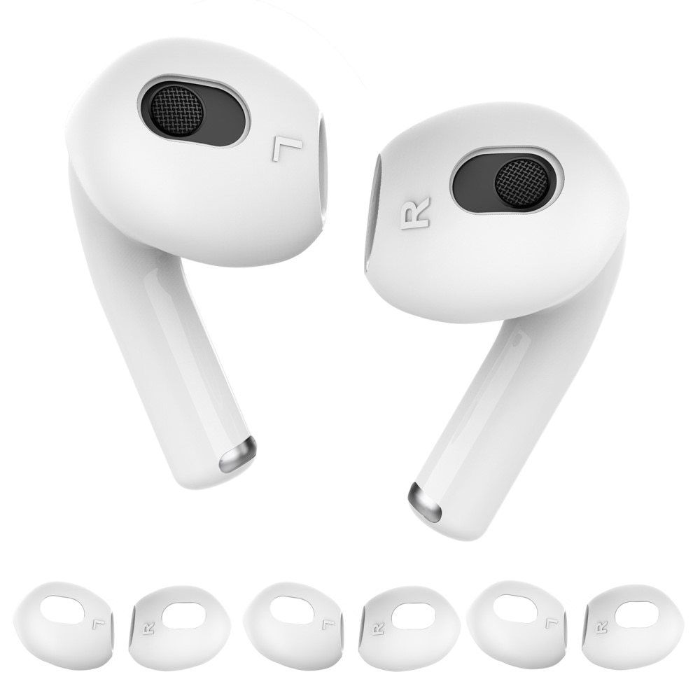 Earpads Silicone AirPods 3 (3 pezzi) bianco