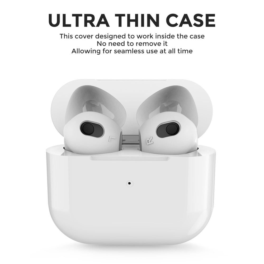 Earpads Silicone AirPods 3 (3 pezzi) bianco