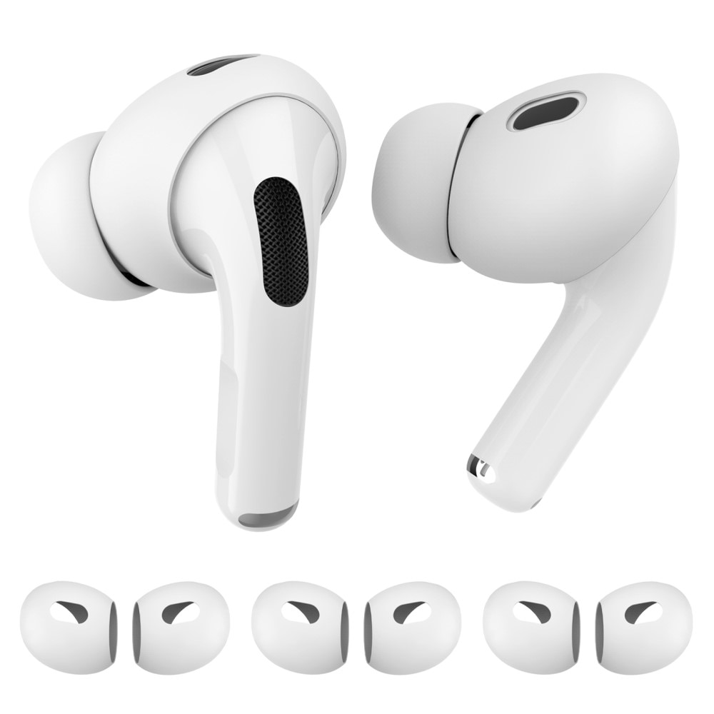 Earpads Silicone AirPods Pro 2 (3 pezzi) bianco