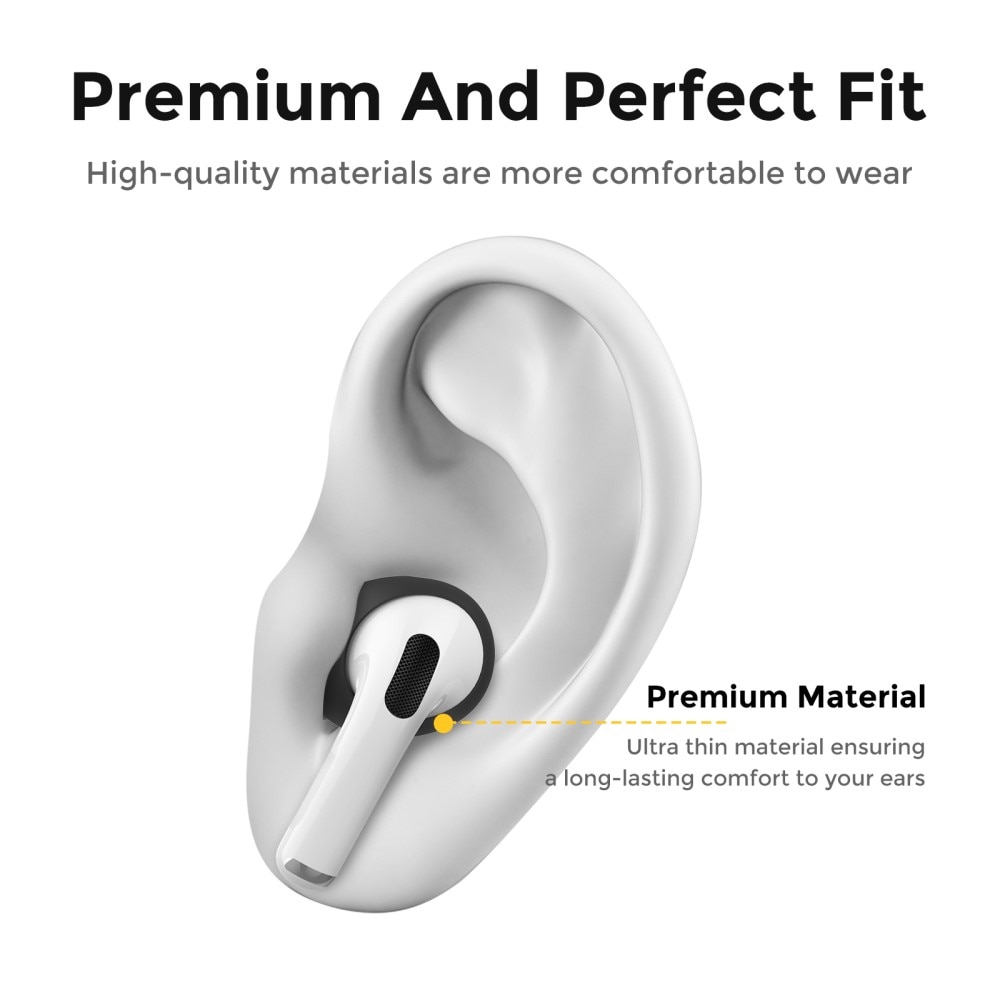 Earpads Silicone AirPods Pro 2 nero