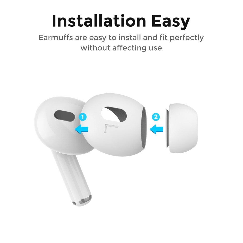 Earpads Silicone AirPods Pro 2 bianco