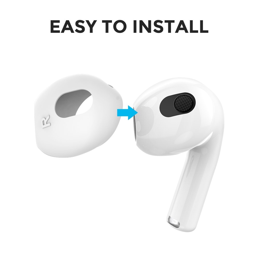 Earpads Silicone Apple AirPods 3 bianco