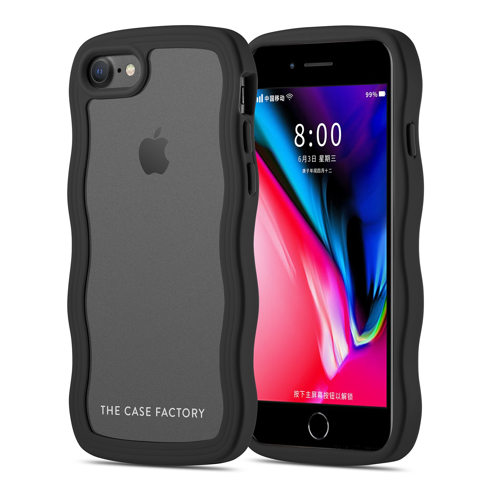 The Wave Case iPhone SE 2022 Nero