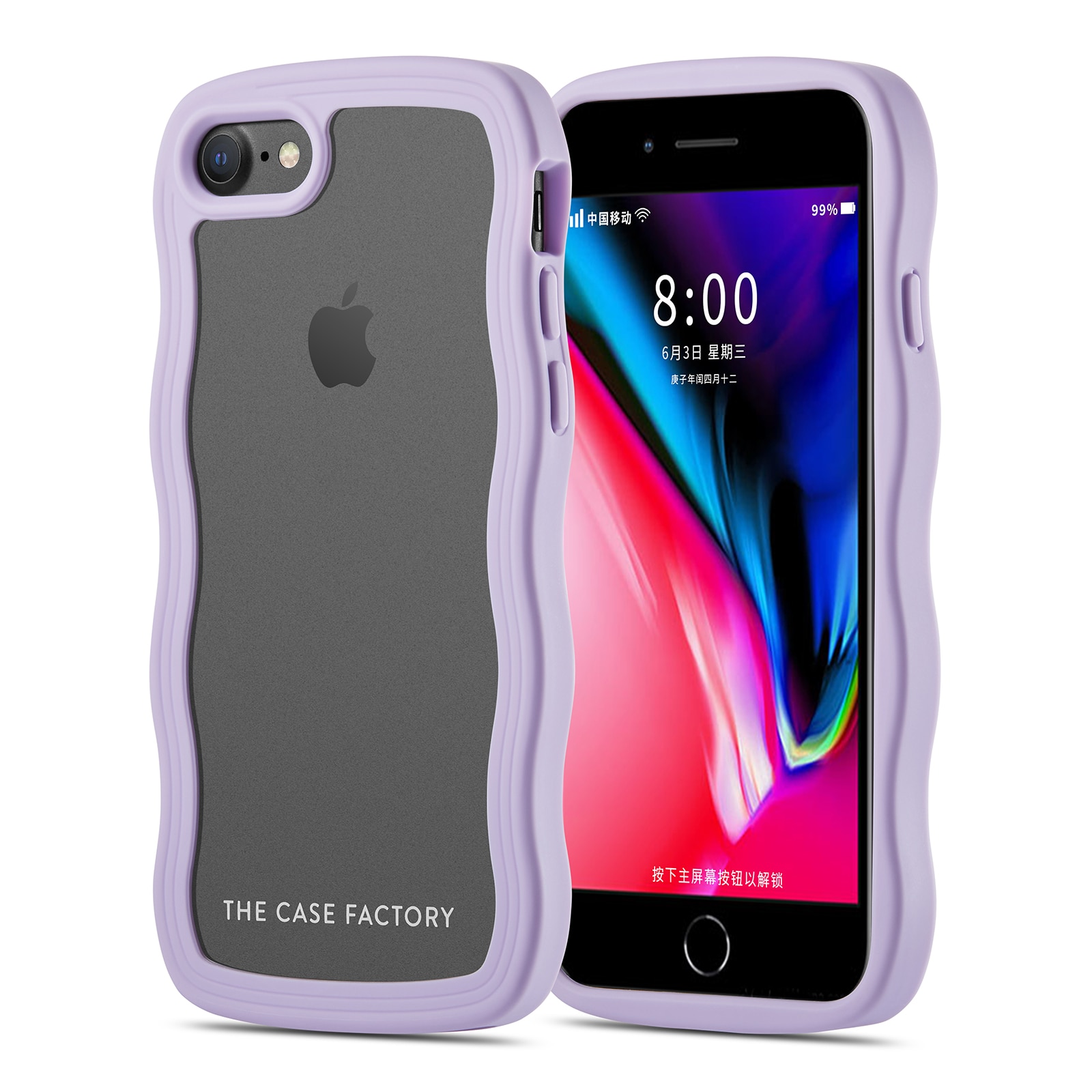 The Wave Case iPhone SE 2020 Viola