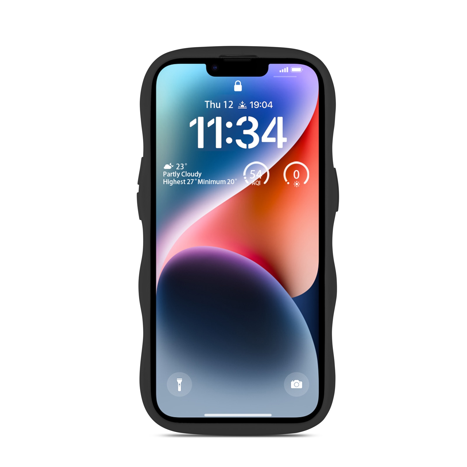 The Wave Case iPhone 15 Nero