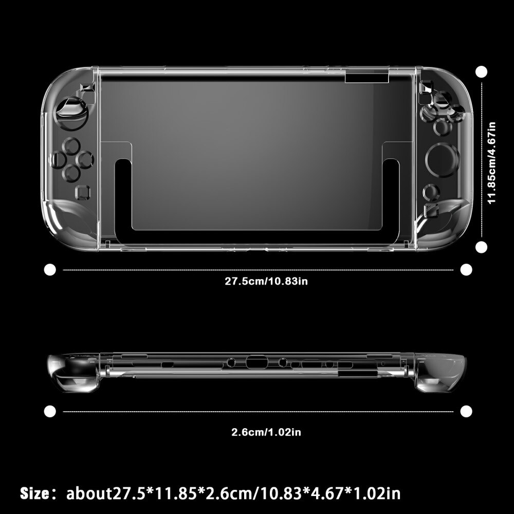 Cover Nintendo Switch 2 Trasparente