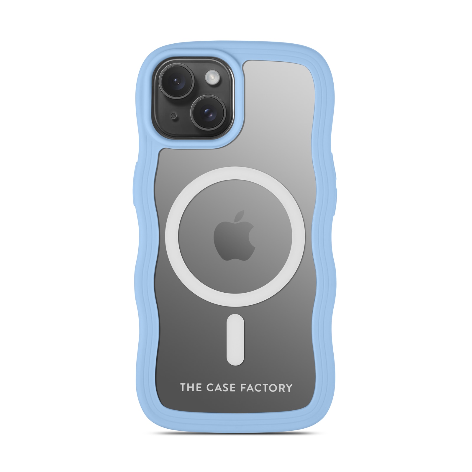 The Wave Mag Case iPhone 15 Blu