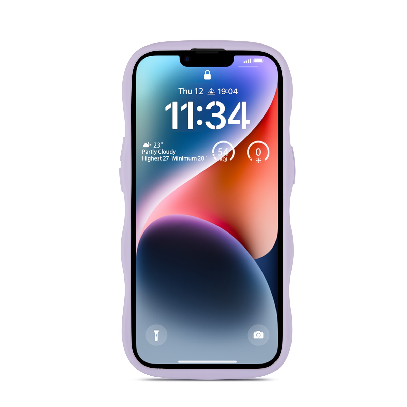 The Wave Case iPhone 15 Viola