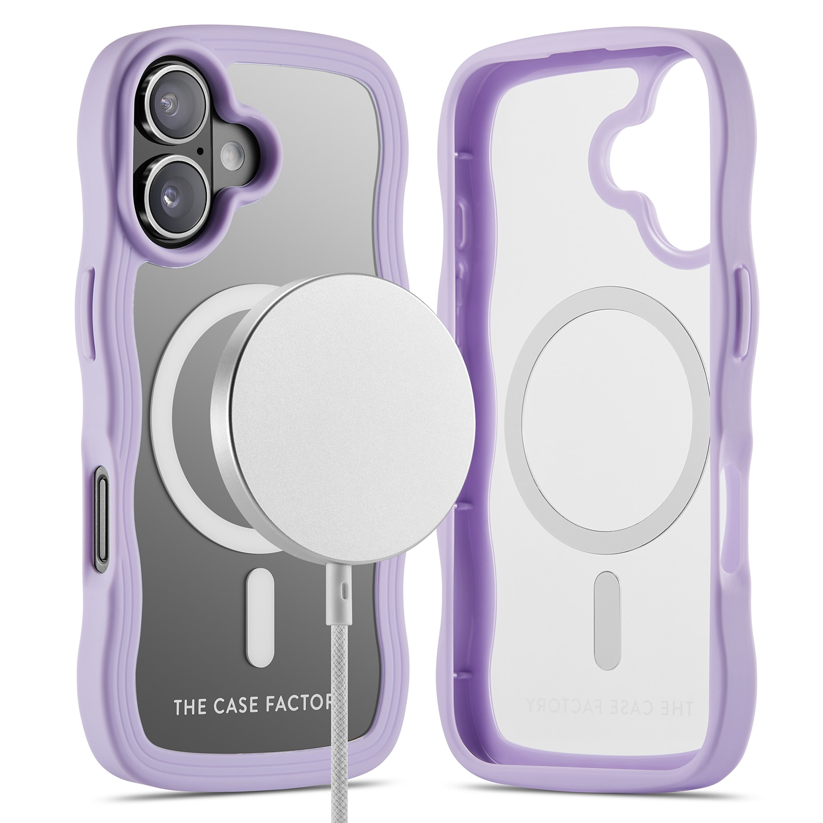The Wave Mag Case iPhone 16 Viola