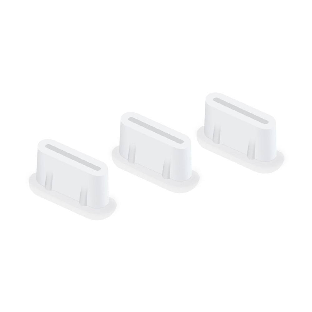 Tappo Antipolvere USB-C (3 pezzi) Bianco