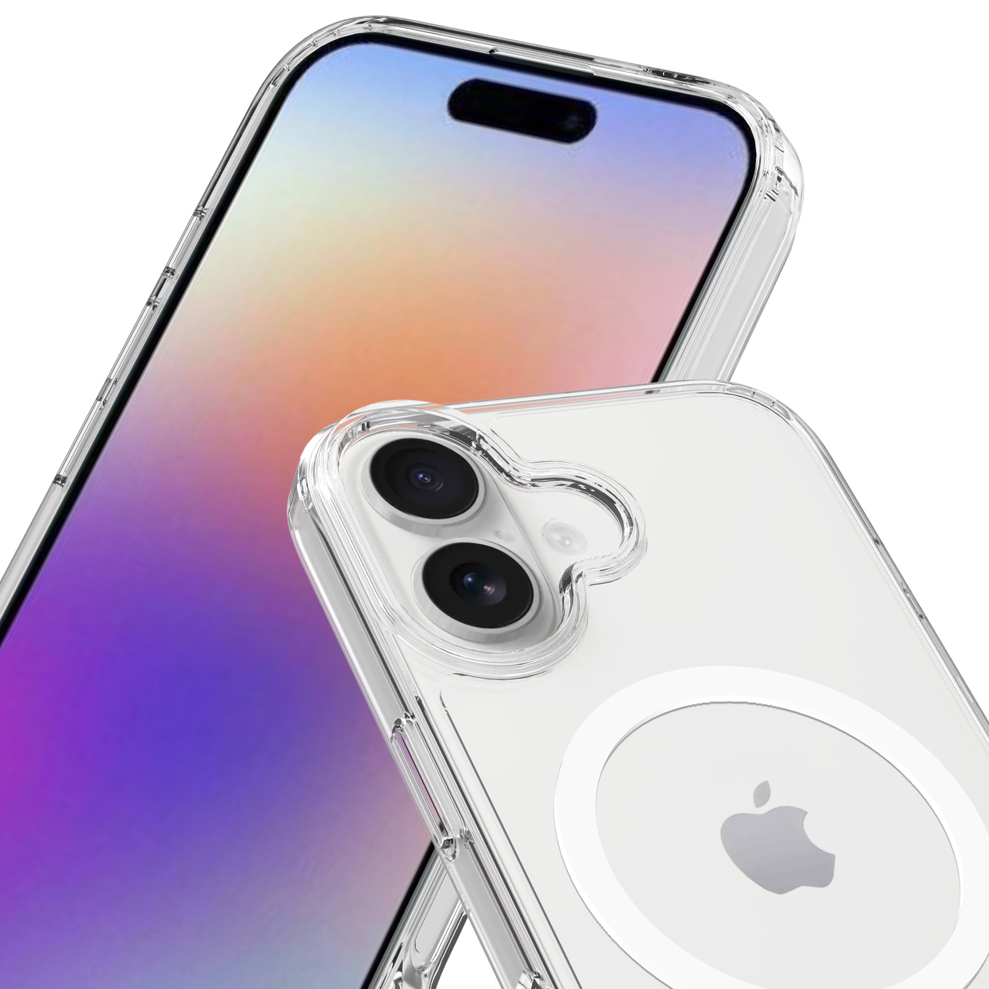 Cover ibride con MagSafe iPhone 17 Trasparente