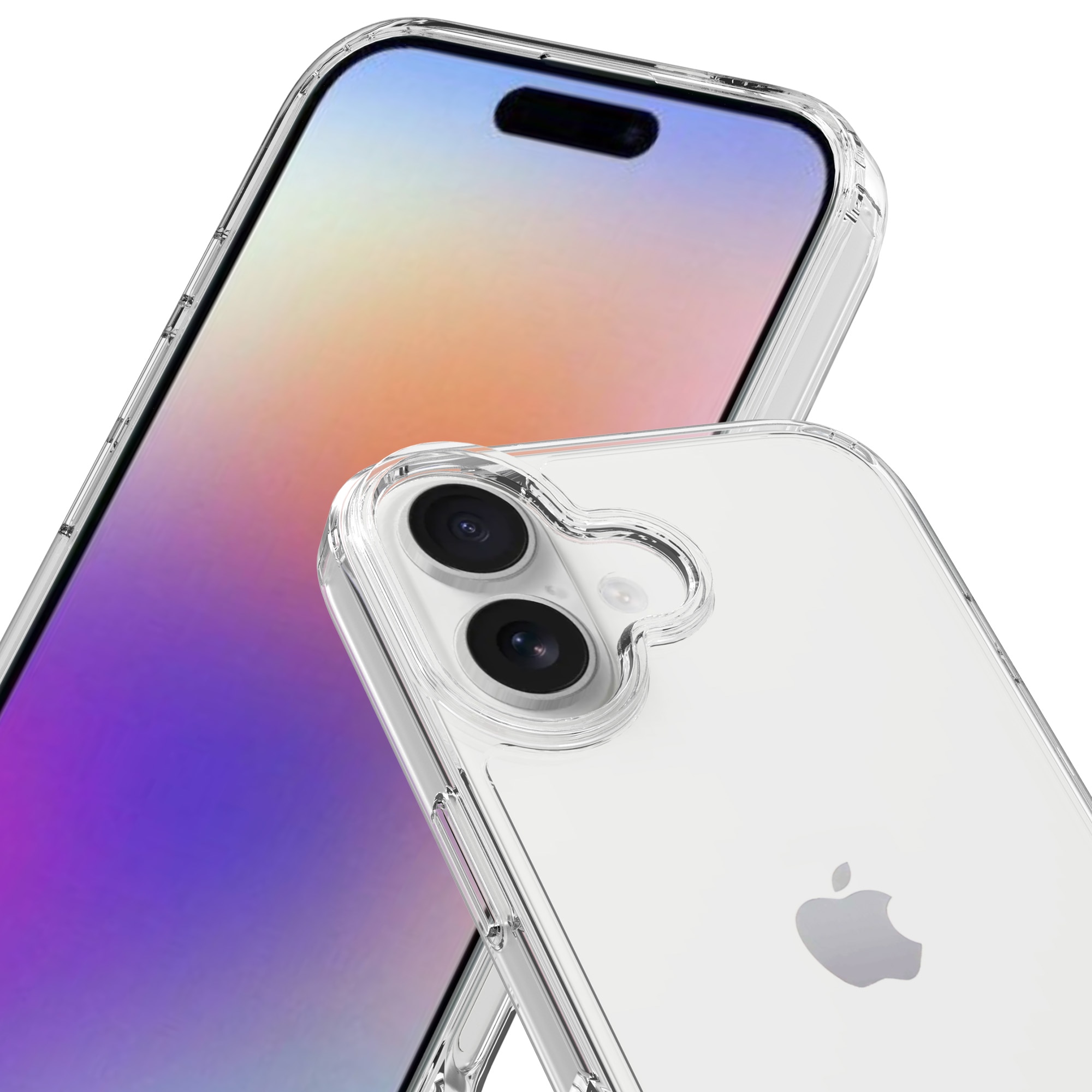 Cover ibride per iPhone 17 Trasparente