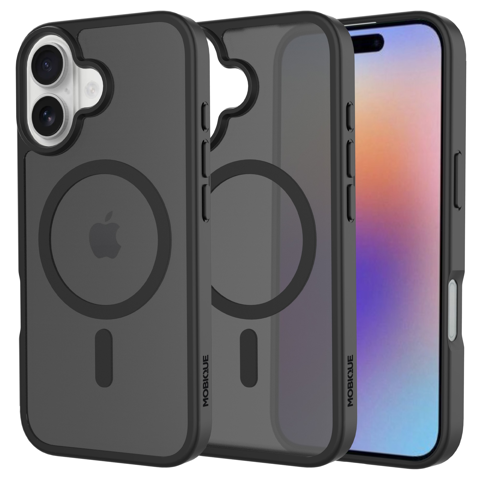 Cover Magnetic Hybrid iPhone 17 Frosted Black