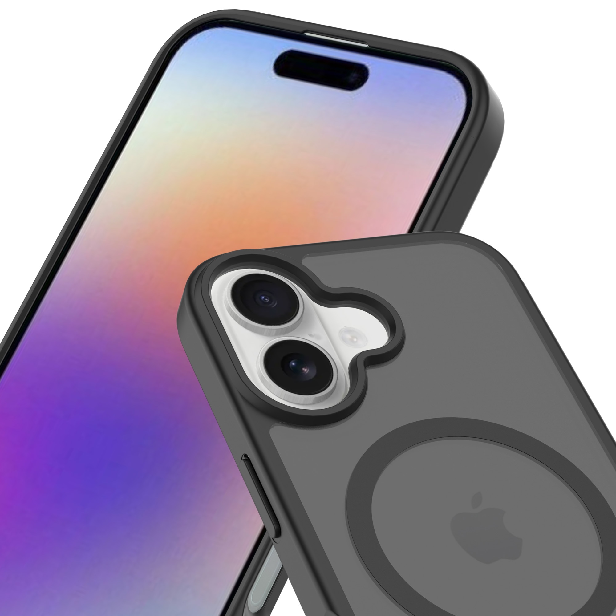 Cover Magnetic Hybrid iPhone 17 Frosted Black