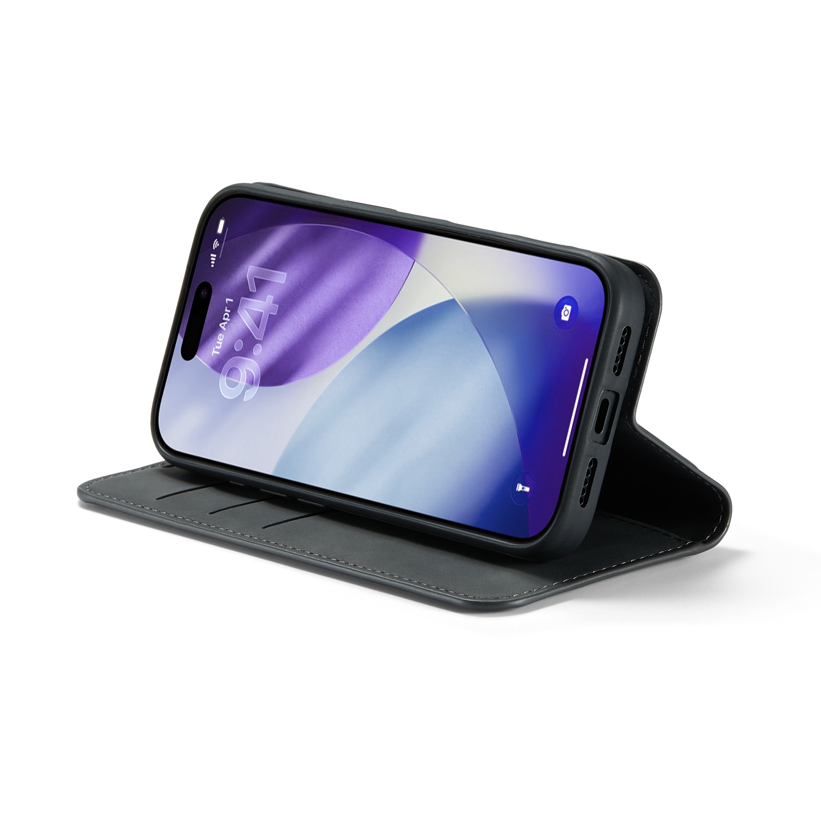 Cover portafoglio sottili iPhone 17 Pro Max Nero