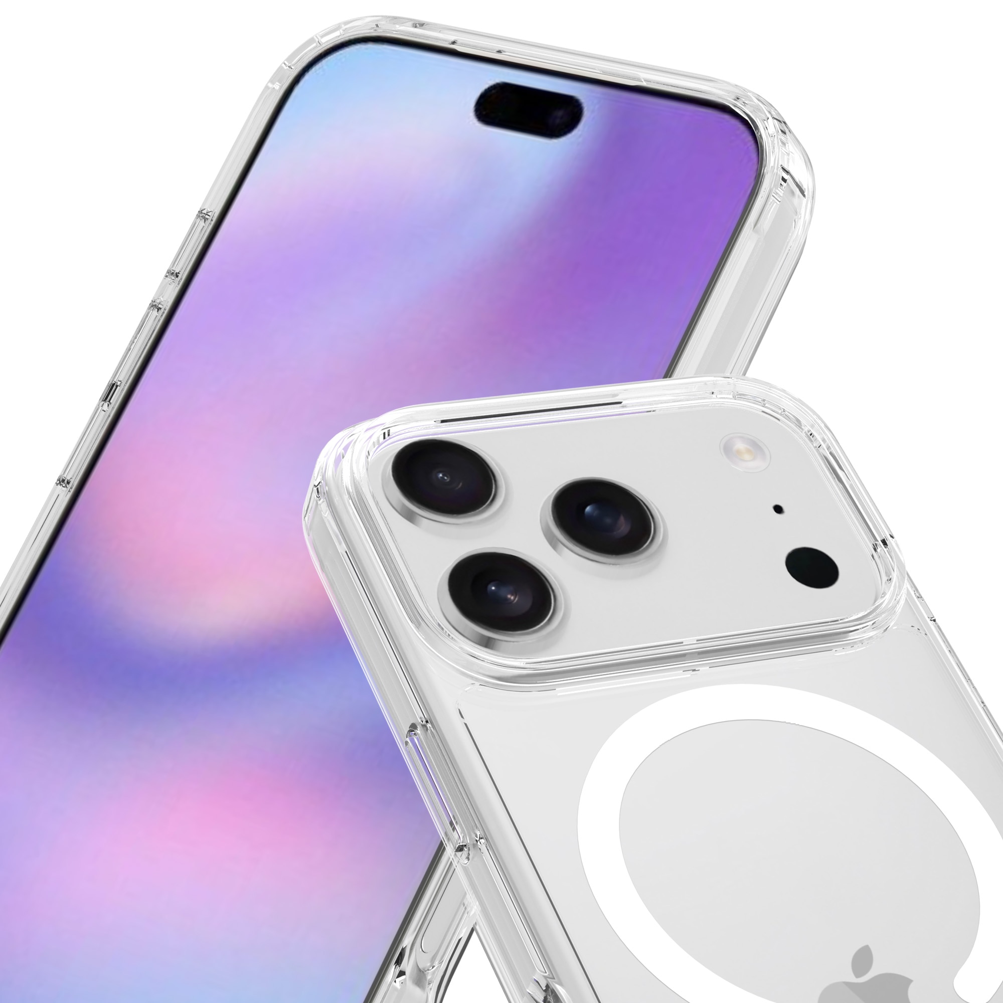Cover ibride con MagSafe iPhone 17 Pro Max Trasparente