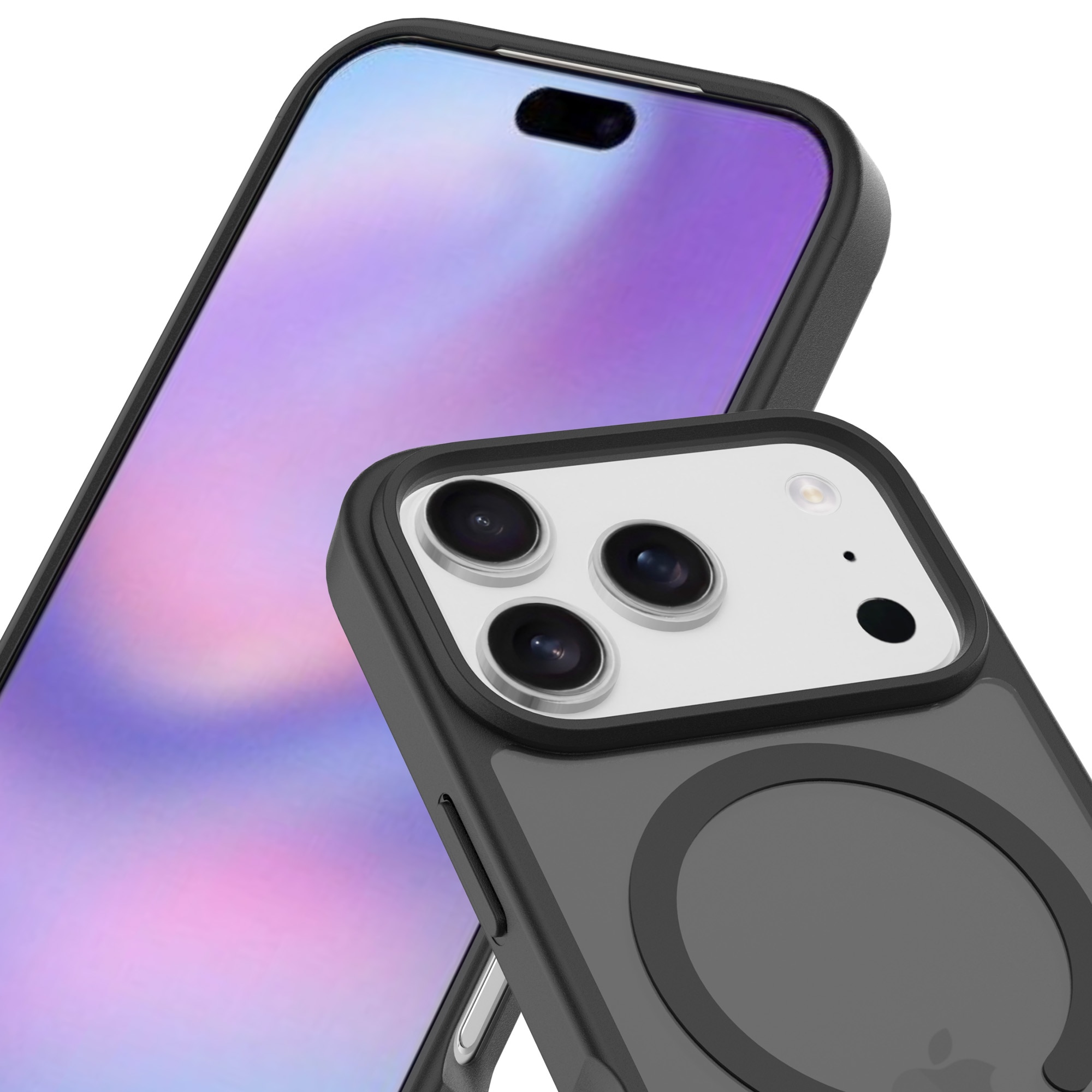 Cover Magnetic Hybrid iPhone 17 Pro Frosted Black