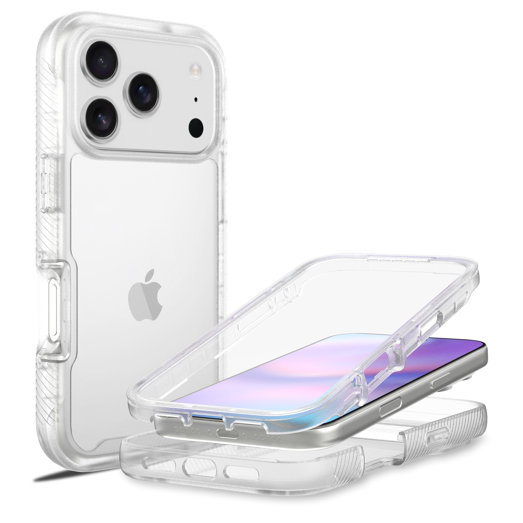 Cover Full Protection iPhone 17 Pro Max Trasparente