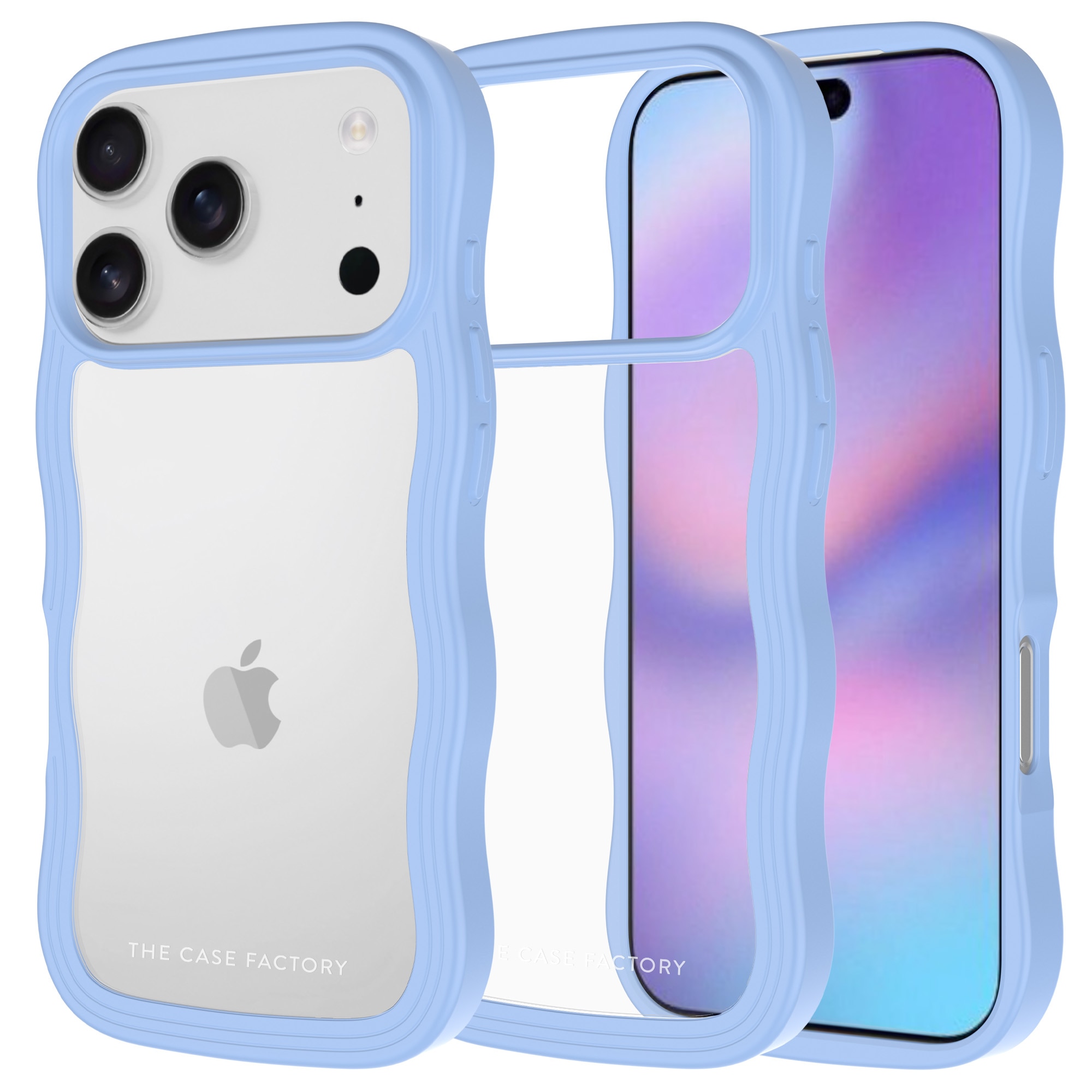 The Wave Case iPhone 17 Pro Blu
