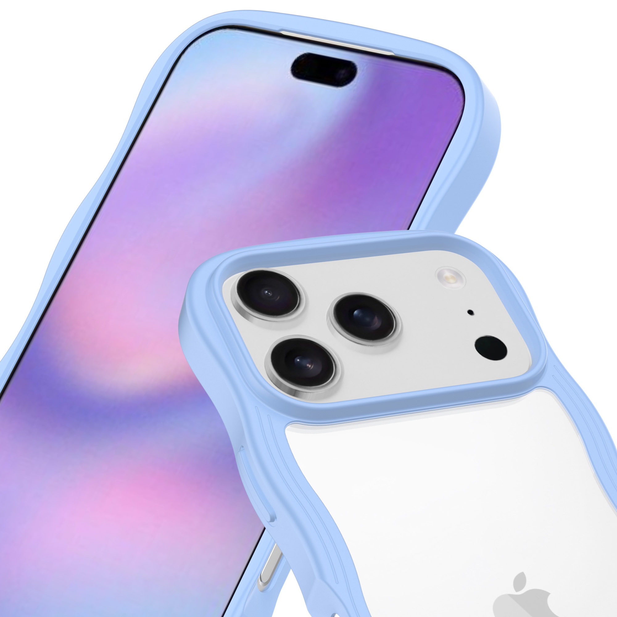 The Wave Case iPhone 17 Pro Blu