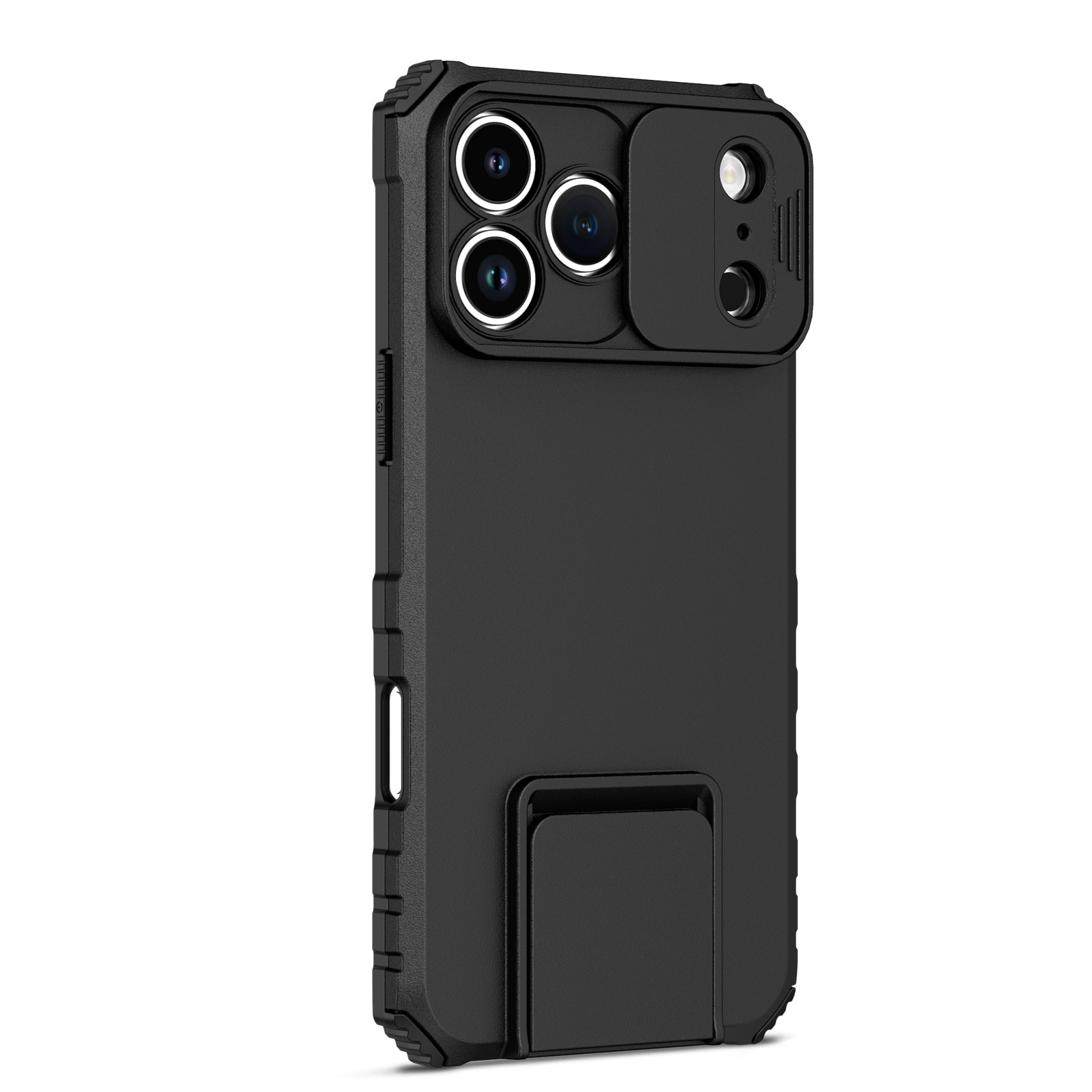 Cover Kickstand con Protezione fotocamera iPhone 17 Pro Nero