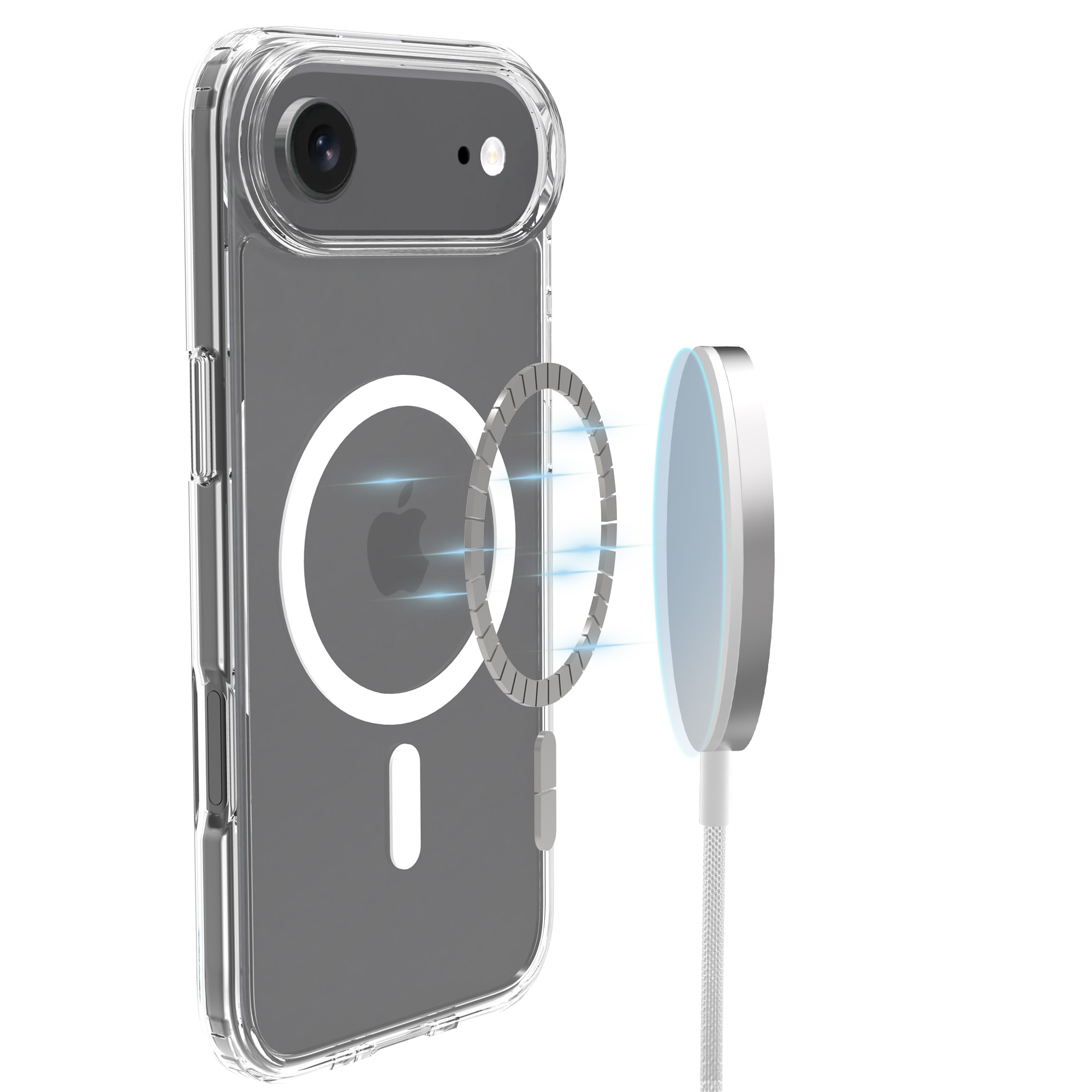 Cover ibride con MagSafe iPhone Air Trasparente