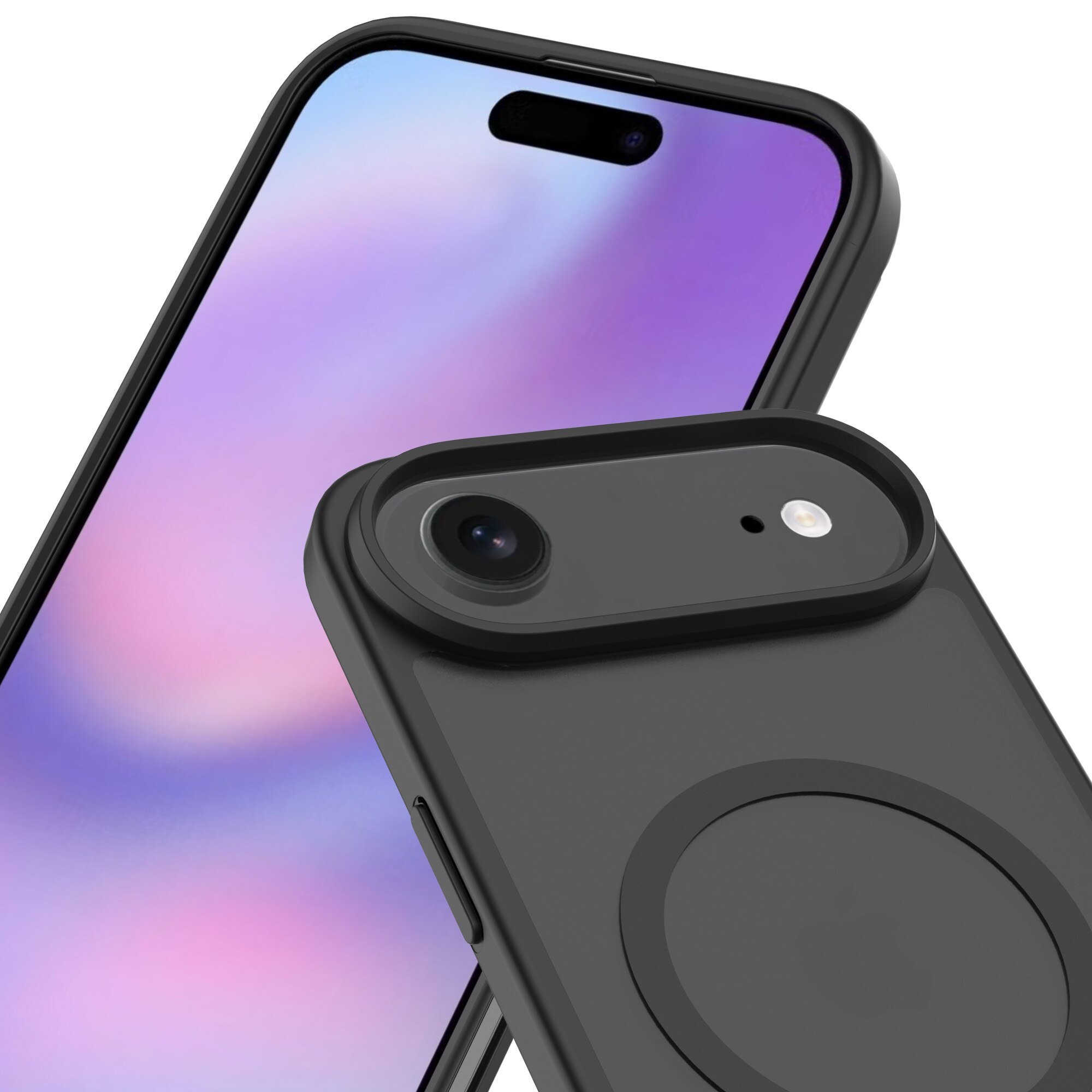 Cover Magnetic Hybrid iPhone Air Frosted Black