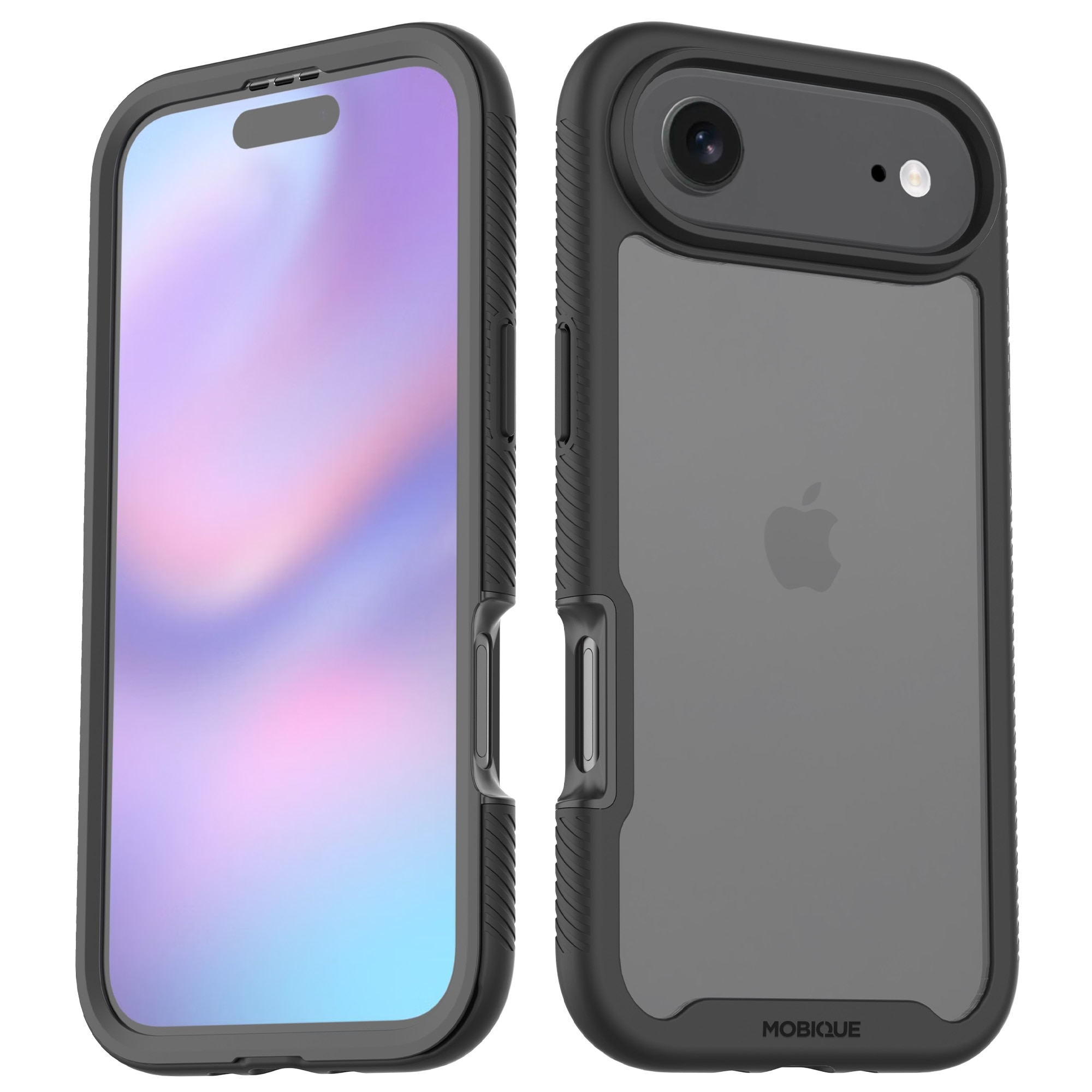 Cover Full Protection iPhone 17 Air Nero/trasparente