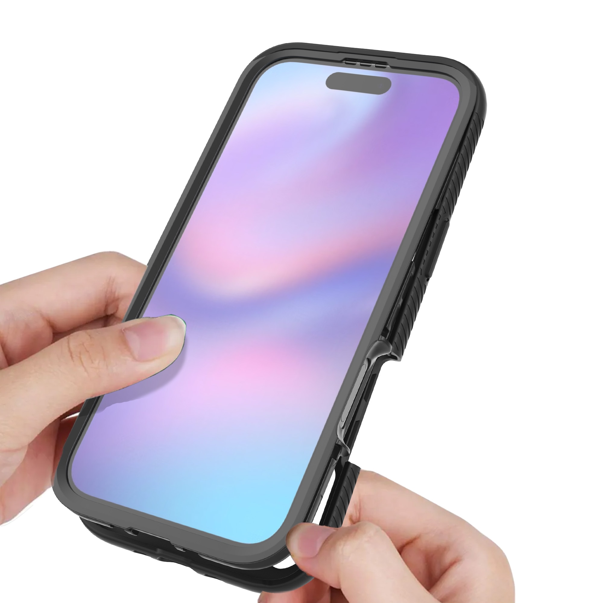 Cover Full Protection iPhone 17 Air Nero/trasparente