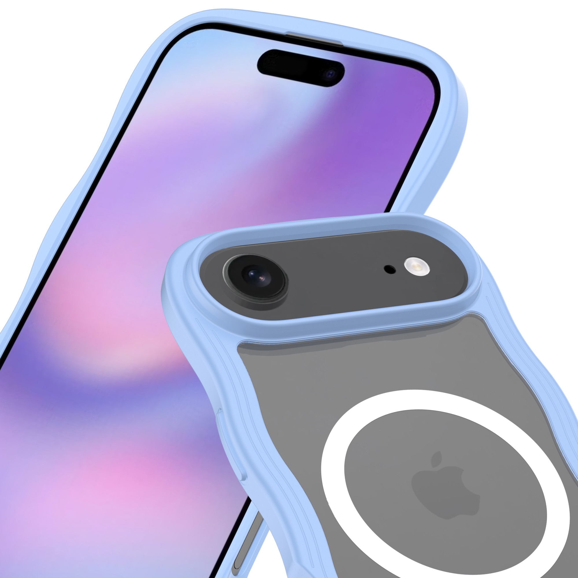 The Wave Mag Case iPhone Air Blu