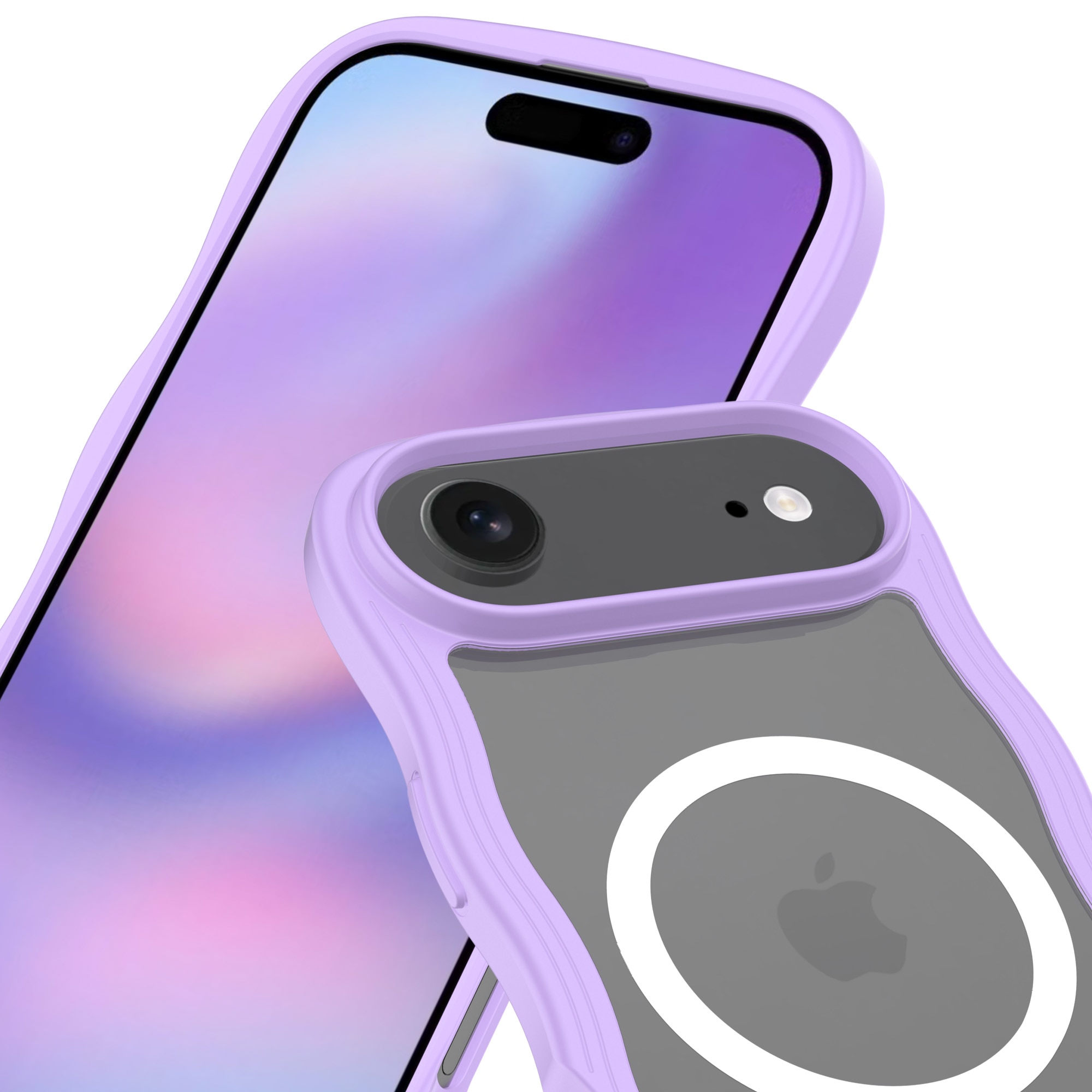 The Wave Mag Case iPhone Air Viola