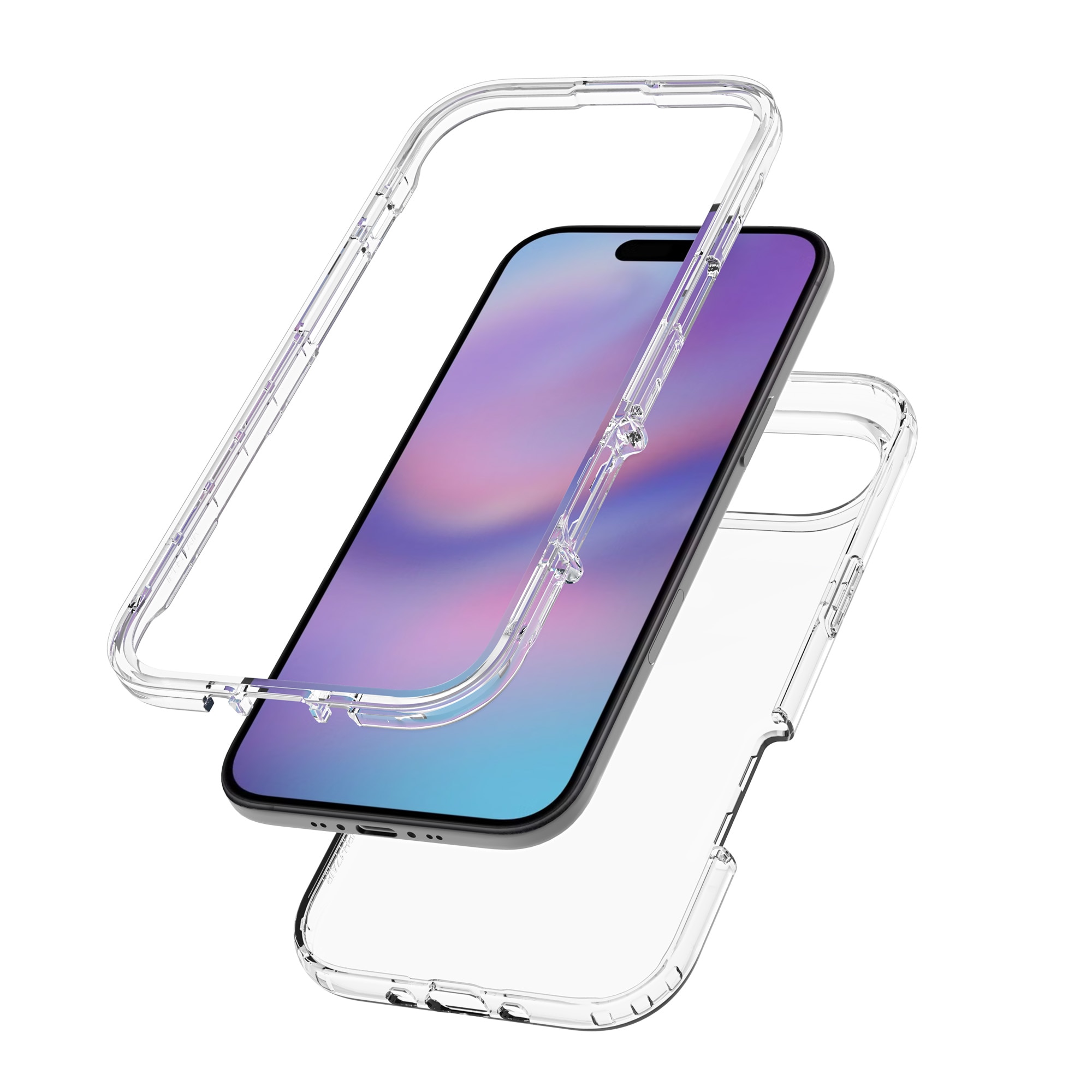 Cover protezione totale iPhone 17 Air Trasparente