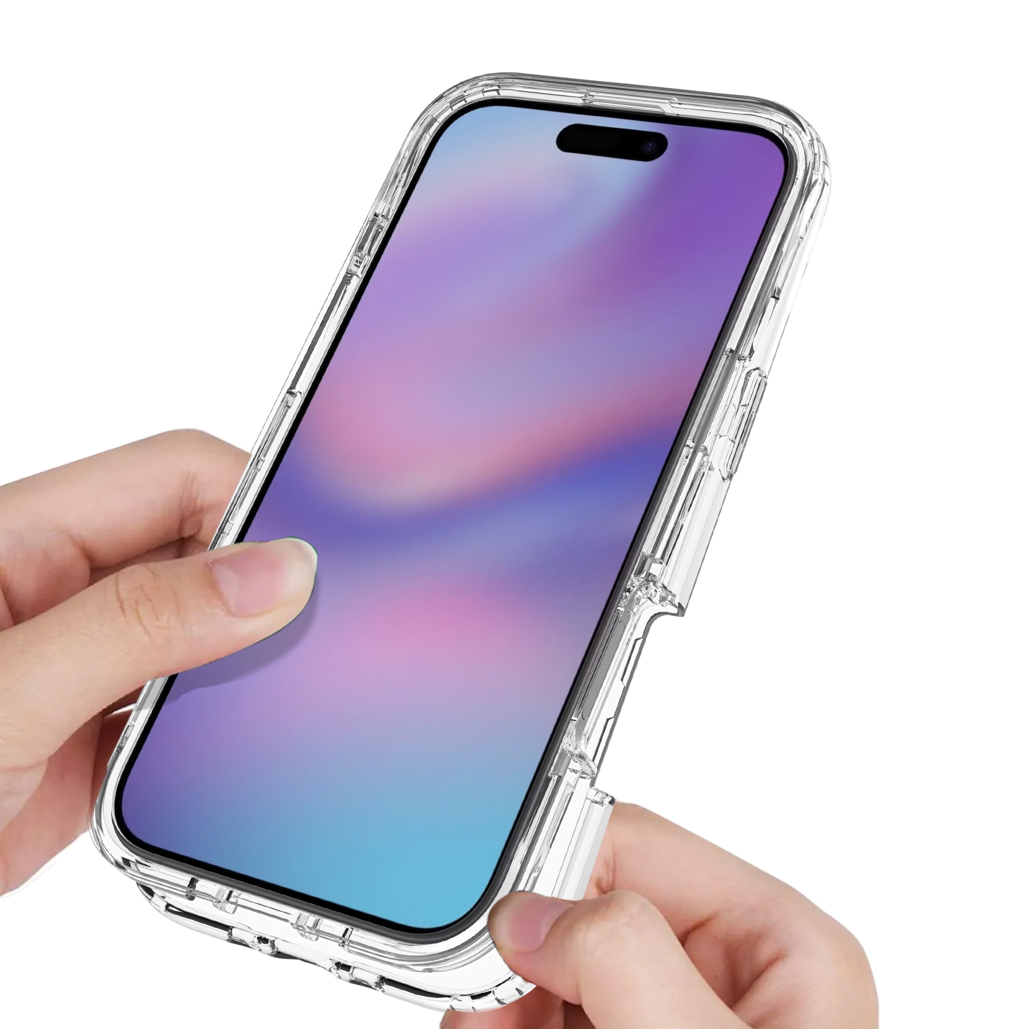 Cover protezione totale iPhone 17 Air Trasparente
