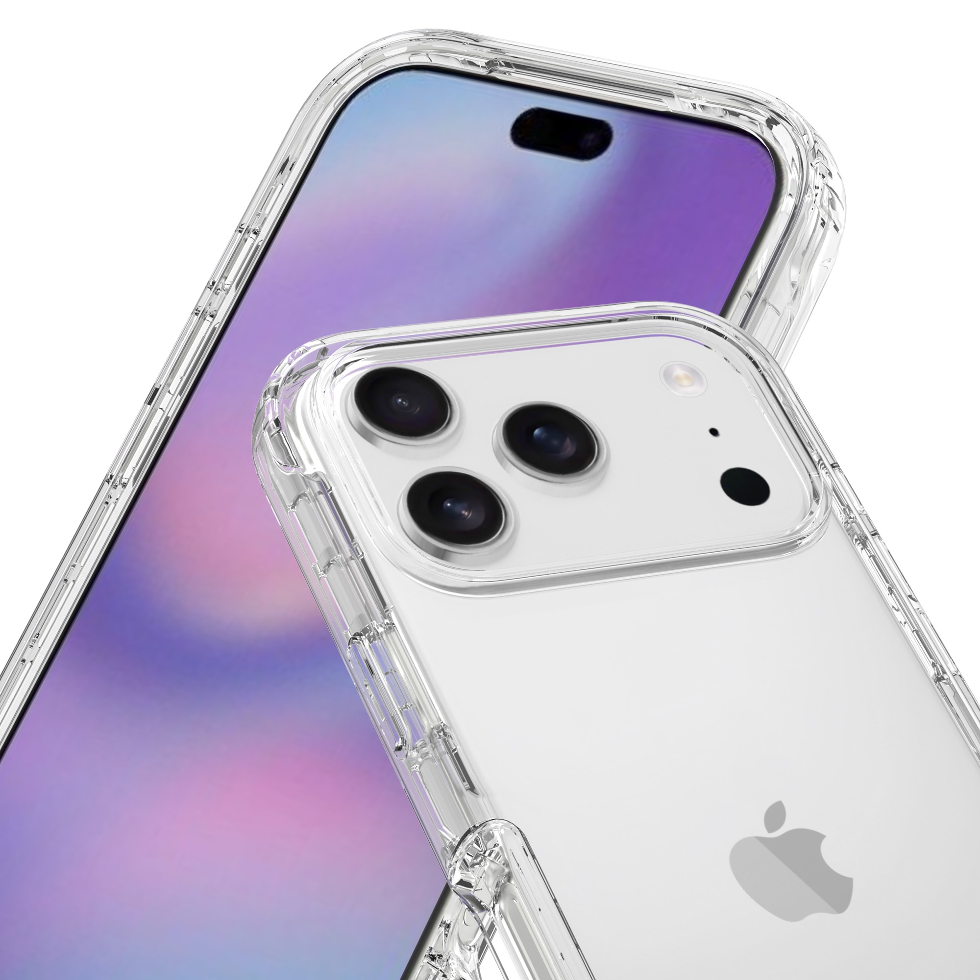 Cover protezione totale iPhone 17 Pro Trasparente